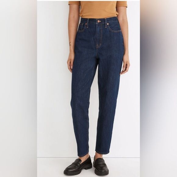 NWT Madewell Baggy Tapered Jeans in Dressler Wash SIZE 30 - Picture 1 of 7